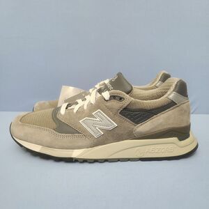 New Balance 998 Made In USA Mens Size 10 NB Classic Grey Suede Silver U998GR (2)